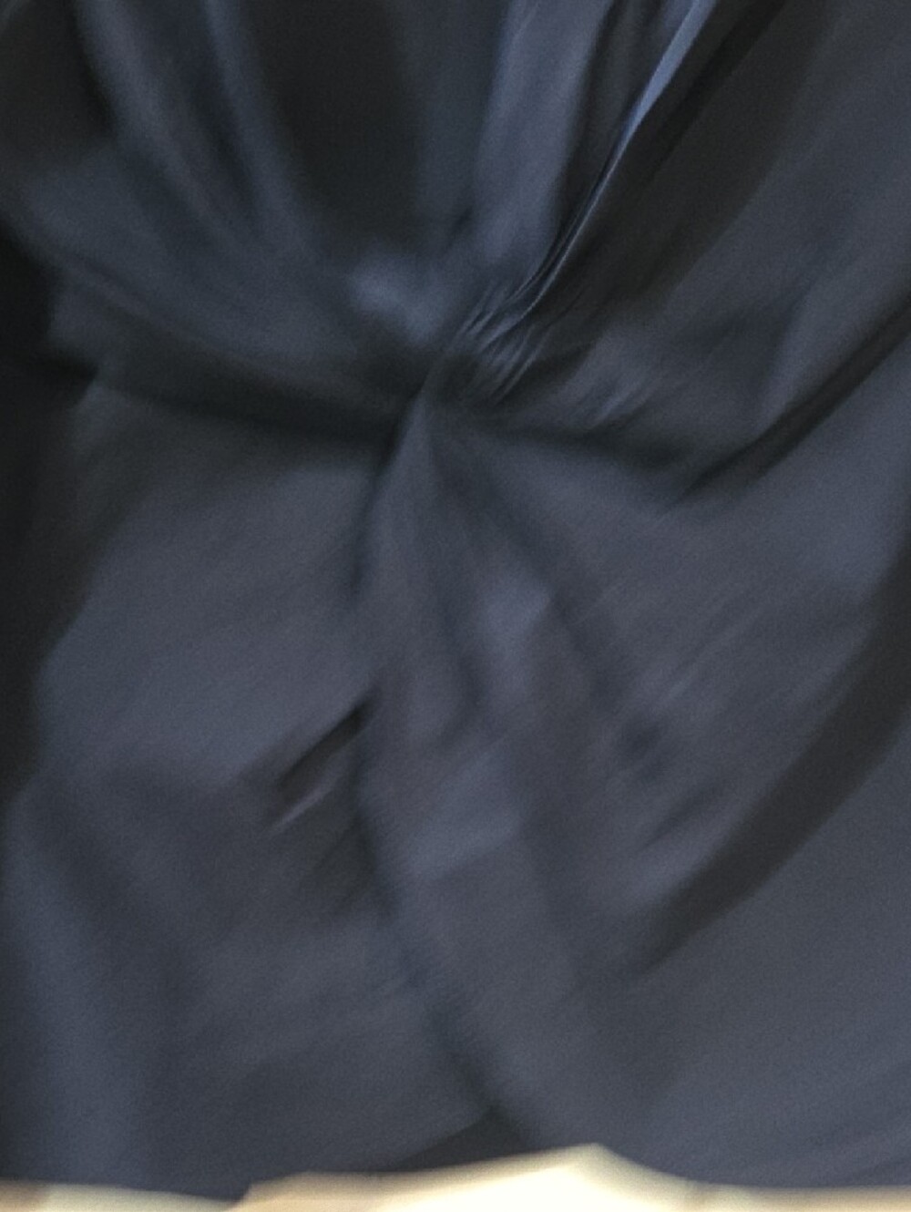 White House Black Market Navy Button-Up Top - Picture 5 of 8
